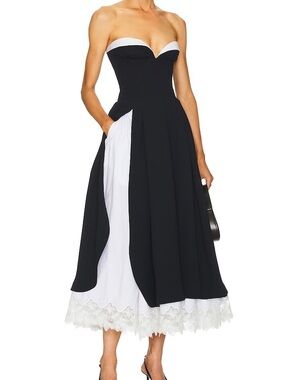 Helsa | Dresses | Helsa Constantina Jersey Maxi Dress Purple Black New With  Tags | Poshmark